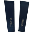 Load image into Gallery viewer, Arm Warmers for cycling in blue with wearwell branding