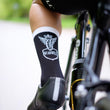 Load image into Gallery viewer, Cycling Socks - Revival Collection | First Edition - Black - Socks - Wearwell Cycle Company