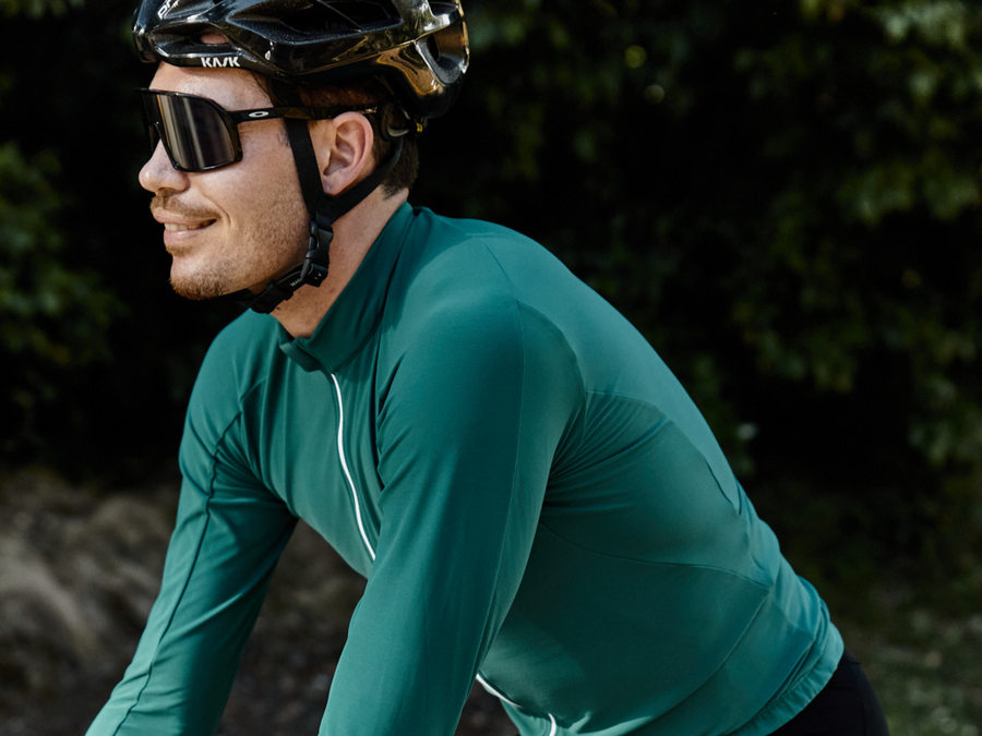 Fenwick Long Sleeve Jersey - Jasper Green - Wearwell Cycle Company