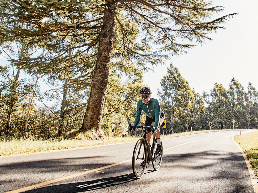 Fenwick Long Sleeve Jersey - Jasper Green - Wearwell Cycle Company