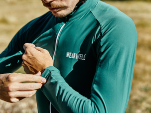 Fenwick Long Sleeve Jersey - Jasper Green - Wearwell Cycle Company