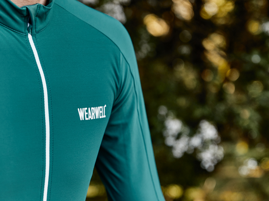 Fenwick Long Sleeve Jersey - Jasper Green - Wearwell Cycle Company