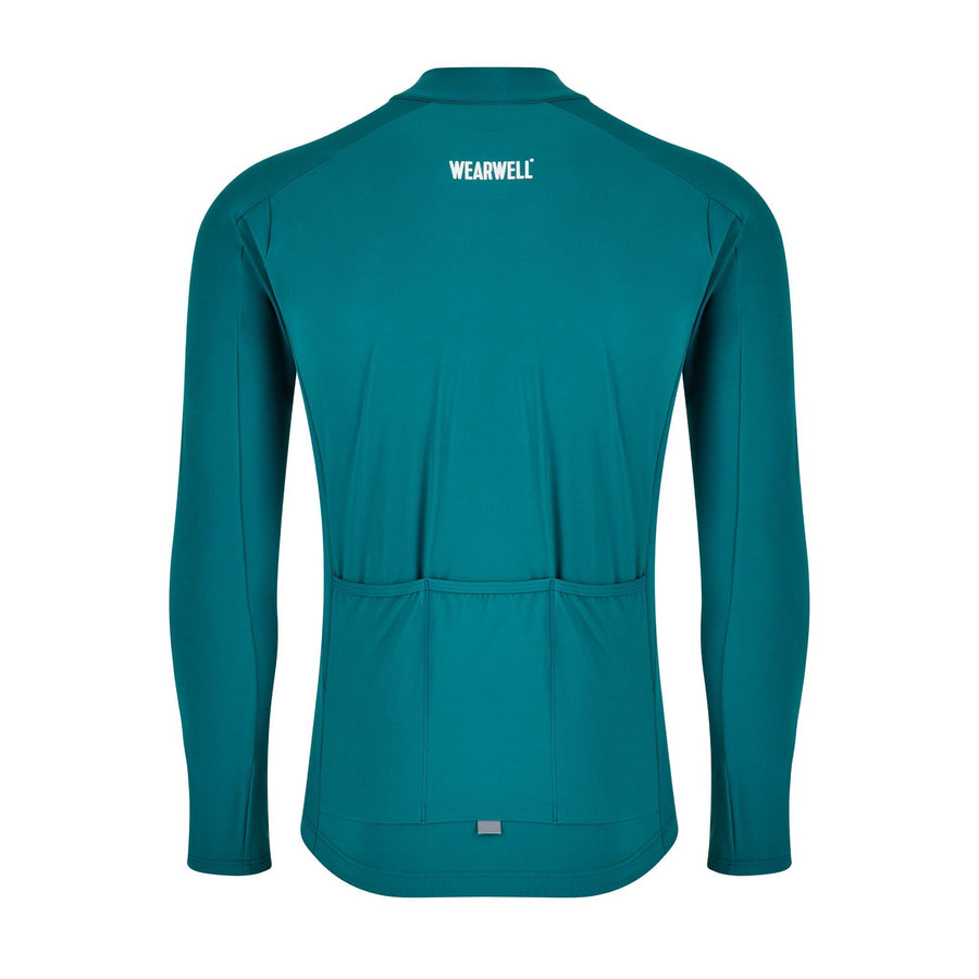 Fenwick Long Sleeve Jersey - Jasper Green - Wearwell Cycle Company