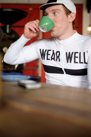 Arm Warmers - Revival Collection | White - Wearwell Cycle Company