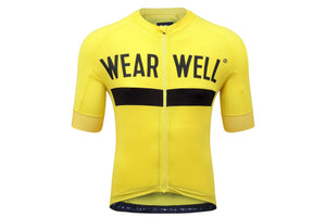 Revival Jersey - Second Edition | Yellow - Short Sleeve Jersey - Wearwell Cycle Company